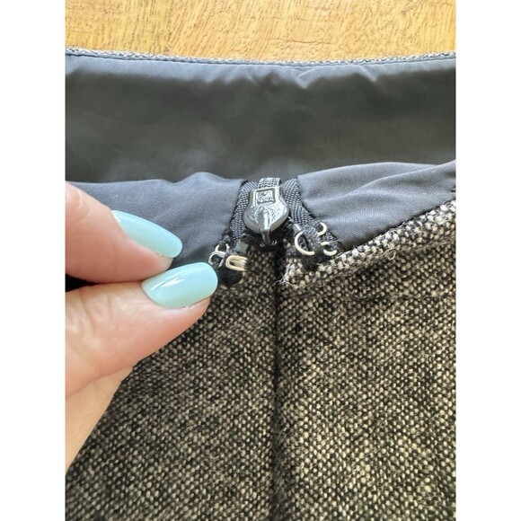 Cabi Women's Gray Wool Blend Tweed Pencil Skirt Lined Career Size 6 - Picture 4 of 10